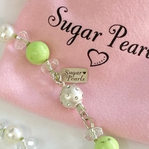 Green Turquoise, Pearl & Quartz Necklace - Picture 5 of 5